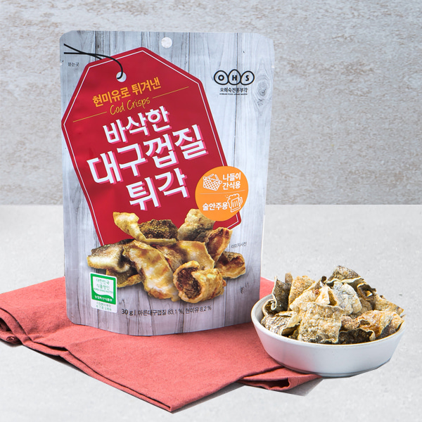 [오희숙 전통부각] 바삭한 대구껍질튀각 30g